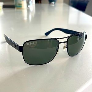 Ray-Ban gray polarized, 3530 sunglasses size 58